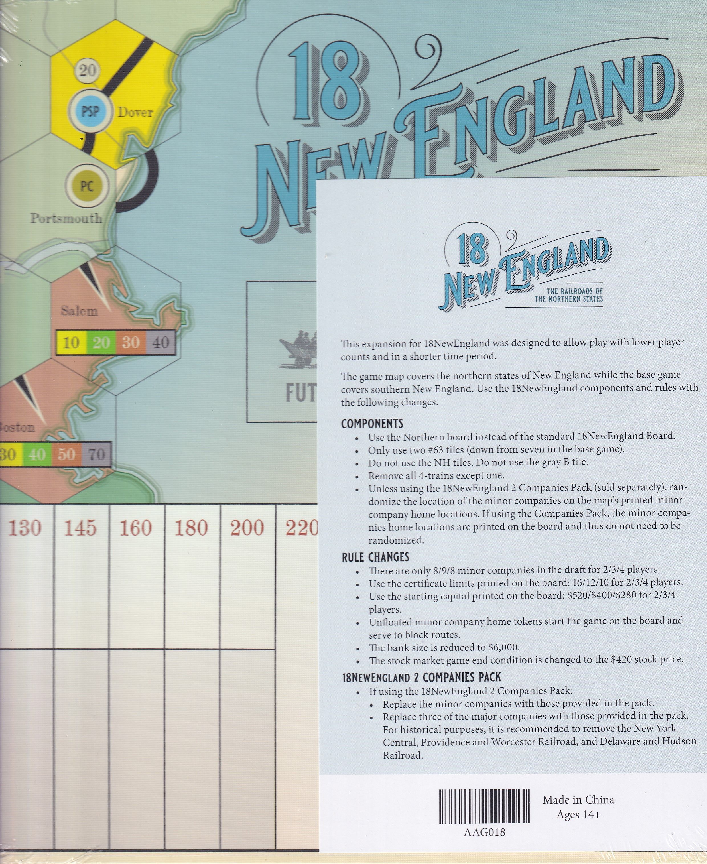 18NewEngland 2: The Railroads of the Northern States