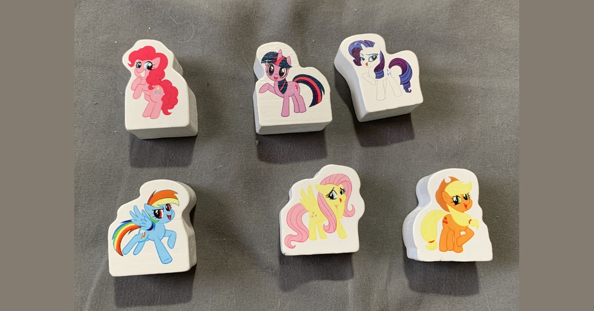 My Little Pony DeckBuilding Game Meeple Pack 1 Board Game