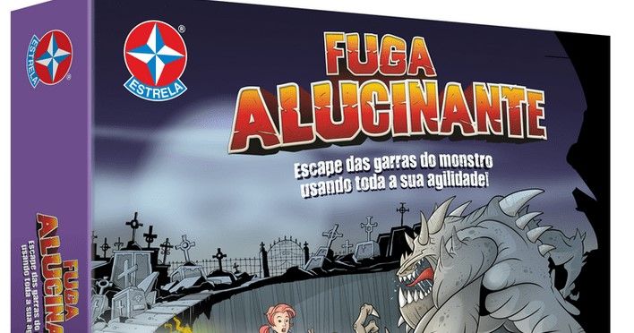 Jogo De Tabuleiro Fuga Alucinante Escape Do Monstro Estrela