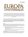RPG Item: Paradox Grand Strategy 2: Europa Universalis