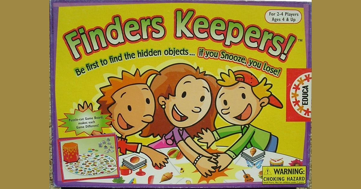 Finders keepers! Board Game BoardGameGeek