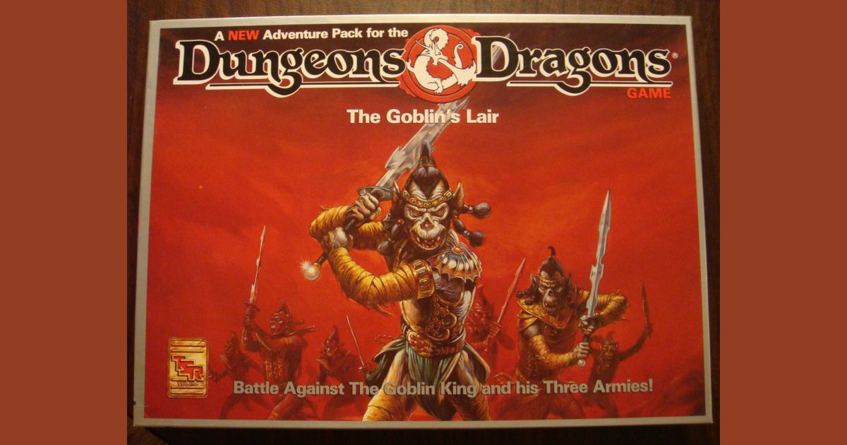 D D Goblin Lair Map Dungeons & Dragons: The Goblin's Lair | Board Game | Boardgamegeek