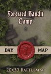 RPG Item: Forested Bandit Keep - Day Map