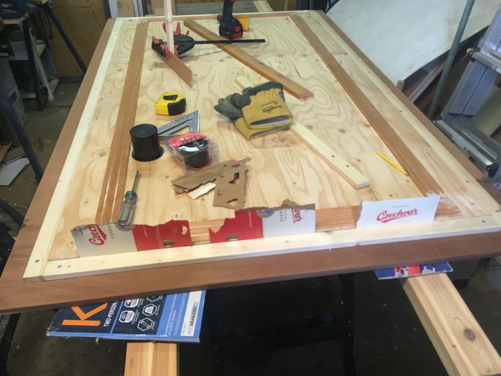 DIY Modular (break down) Game Table built on a Canadian Tire Card Table