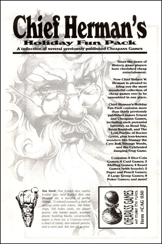 Chief Herman’s Holiday Fun Pack