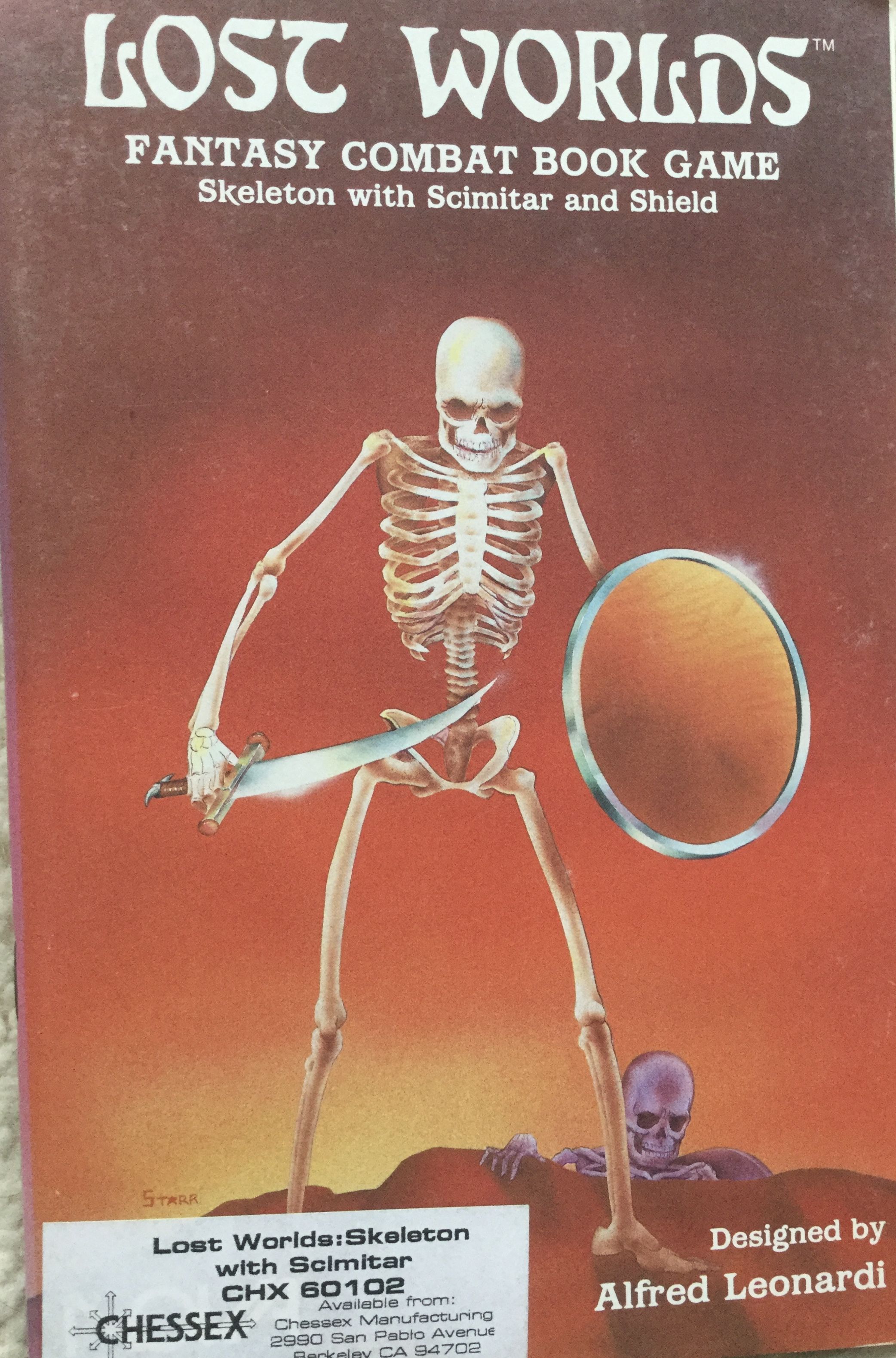 Lost Worlds: Skeleton with Scimitar and Shield