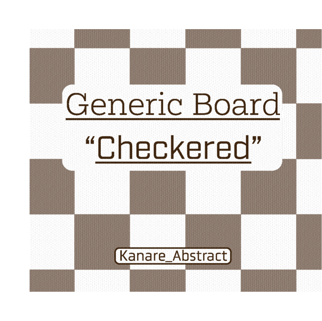 Generic Board "Checkered" doboz