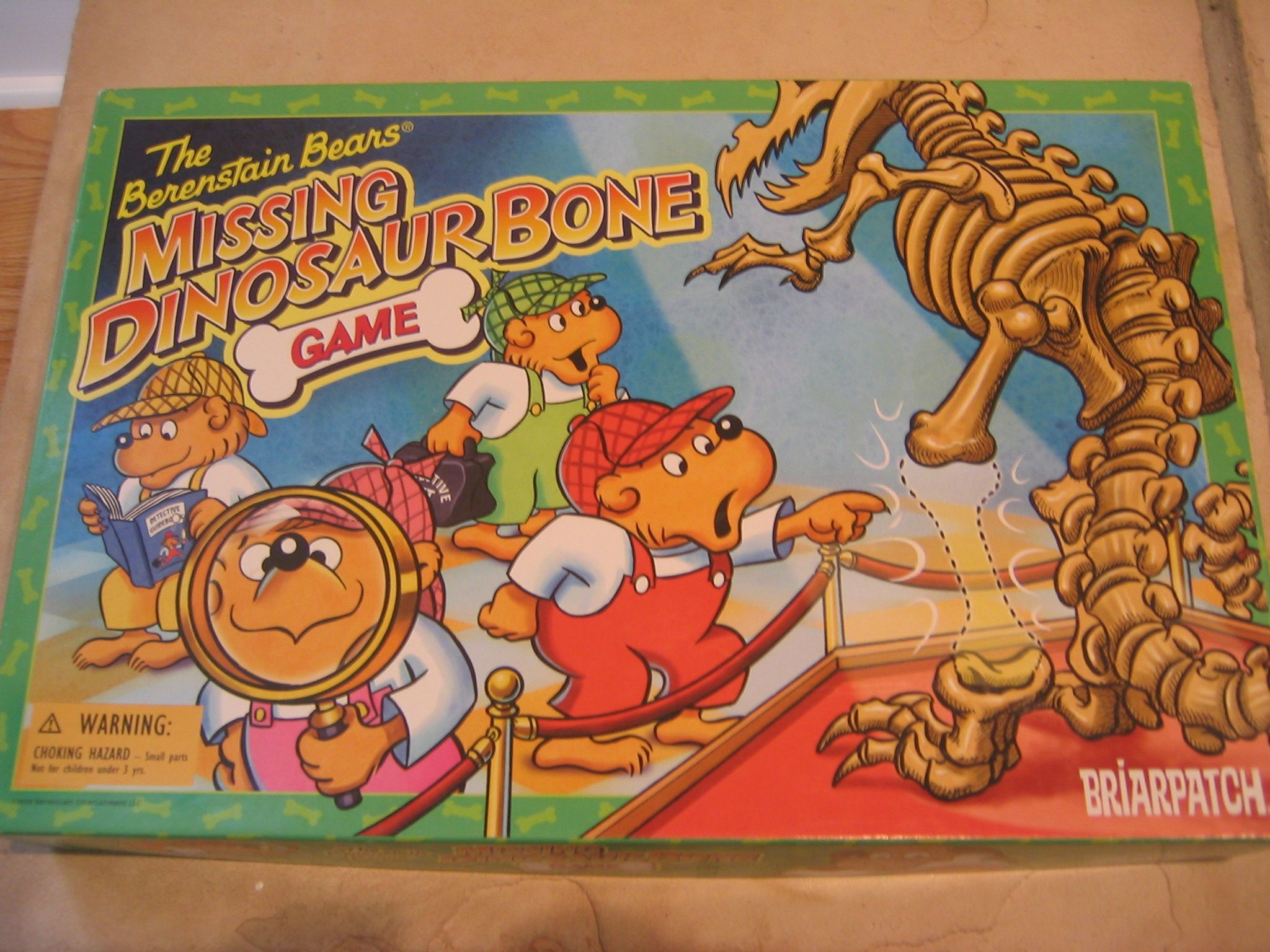 The Berenstain Bears Missing Dinosaur Bone Game