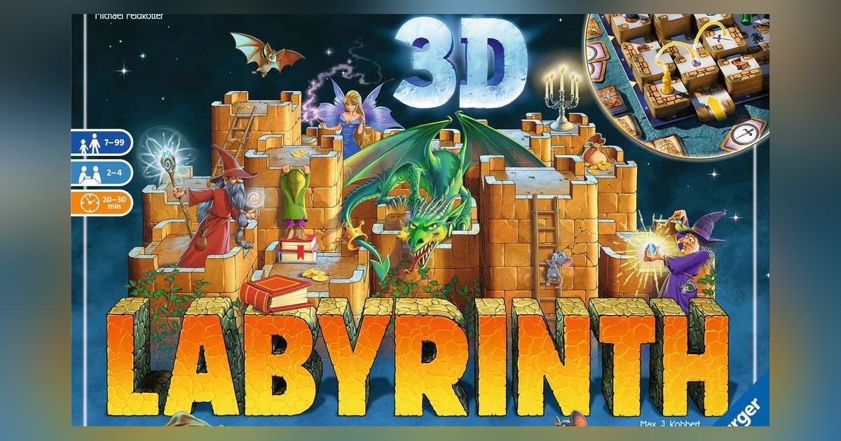 Poster Dédale - Labyrinthe 3D 