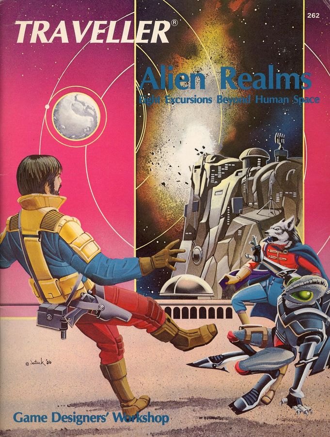 Image - Alien Realms cover illustration