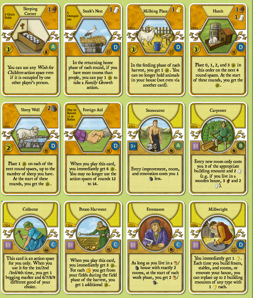 4-player Revised Agricola: Community vs 3 Agricola Experts | BoardGameGeek