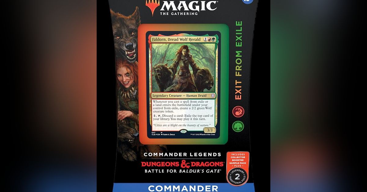 Magic: the Gathering  Battle for Baldur`s Gate Commander: Exit from Exile  | Board Game | BoardGameGeek