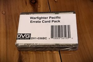 Warfighter Pacific: Errata Card Deck