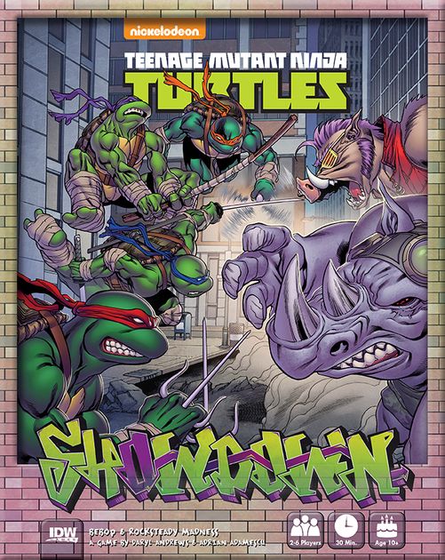 Tmnt Showdown Bebop And Rocksteady Madness Rulebook Teenage Mutant Ninja Turtles Showdown