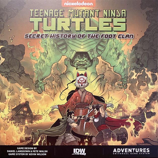 Teenage Mutant Ninja Turtles Adventures Secret History Of The Foot Clan Board Game Boardgamegeek