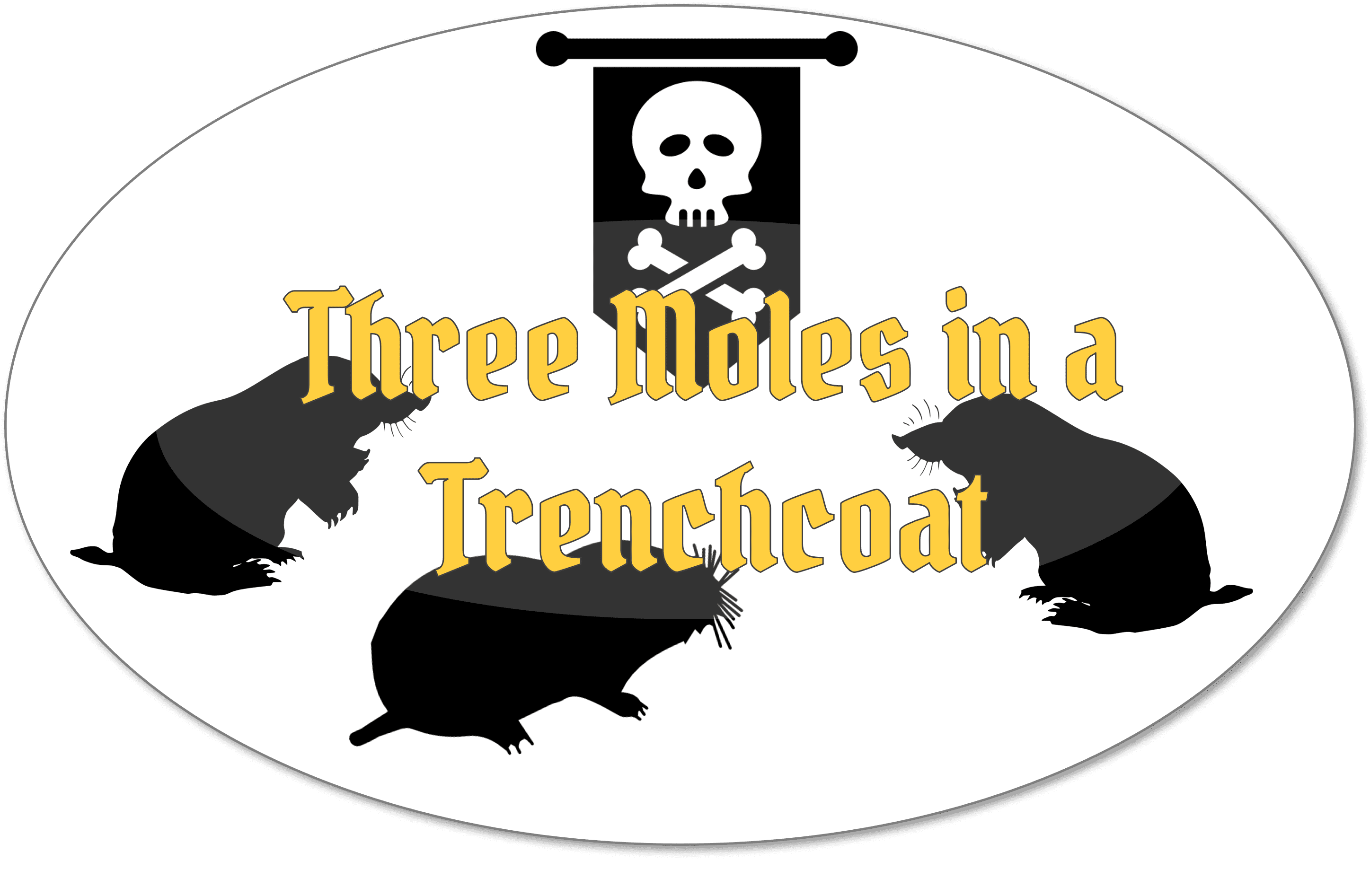 Three Moles in a Trenchcoat