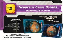 Terraforming Mars: The Dice Game – Neoprene Game Boards for TM 3D Tiles