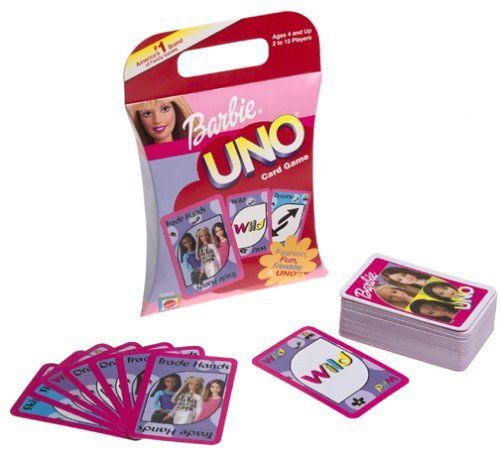 Rare vintage Barbie UNO card game 2002 Brand New and Sealed 