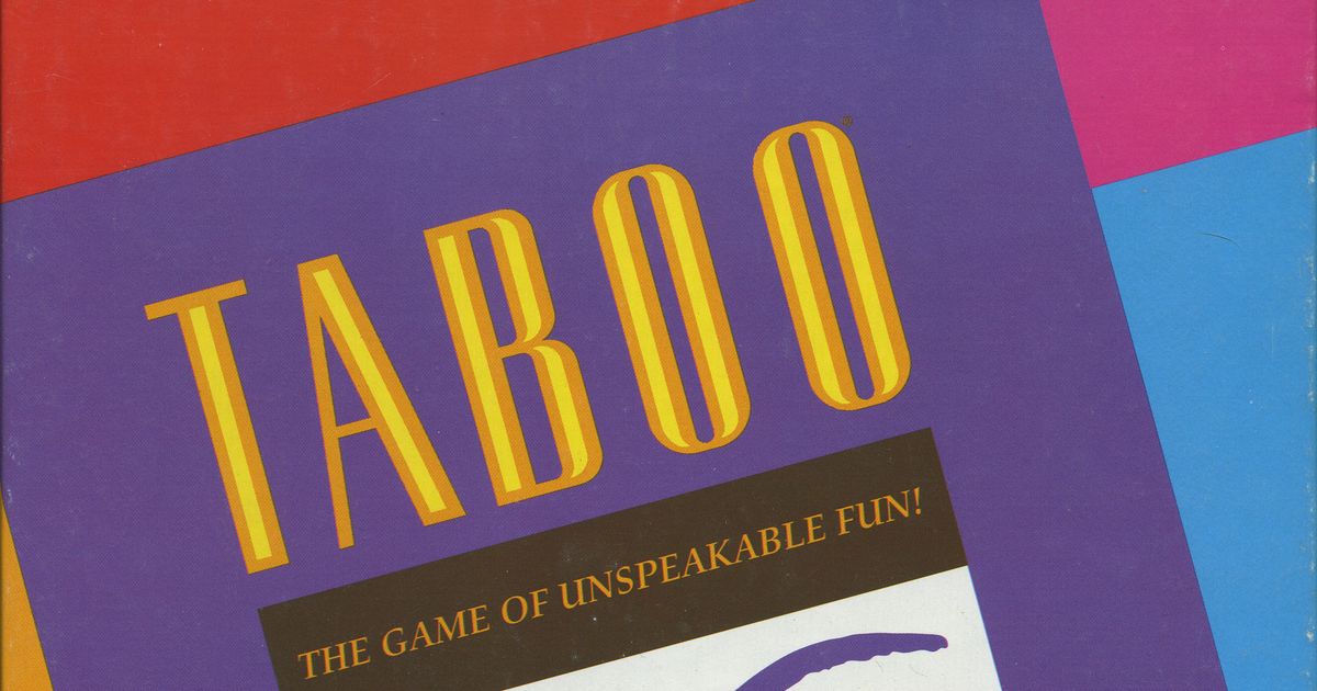Taboo Junior - MB Jeux Ed 1994
