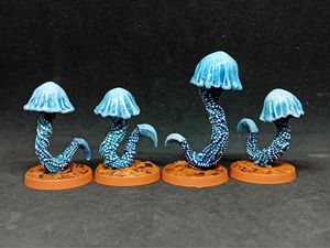 Stalagbite!: Deeper Caverns – 4x Aetherfish Miniature Pack