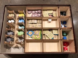 The Castles of Burgundy: Basically Wooden Organiser