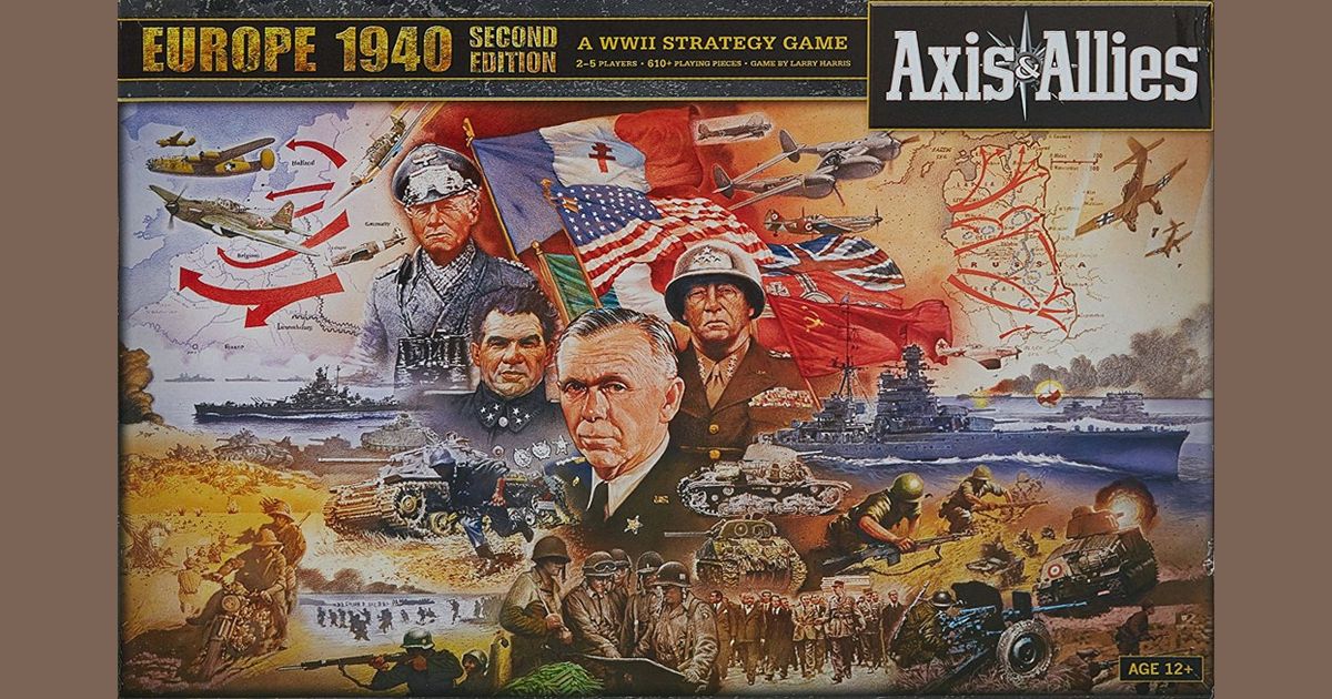 Axis Allies Europe 1940 Board Game Boardgamegeek