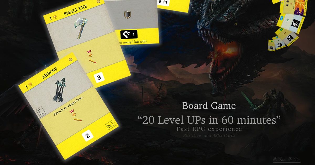 20 Level UP in 60 minutes Board Game BoardGameGeek