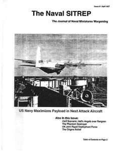 The Naval SITREP: The Journal of Naval Miniatures Wargaming #11