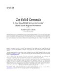 RPG Item: SHL5-08: On Solid Grounds