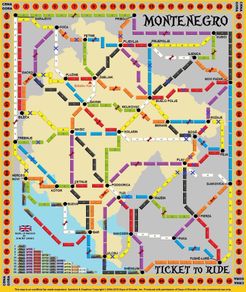 Montenegro (fan expansion for Ticket to Ride)