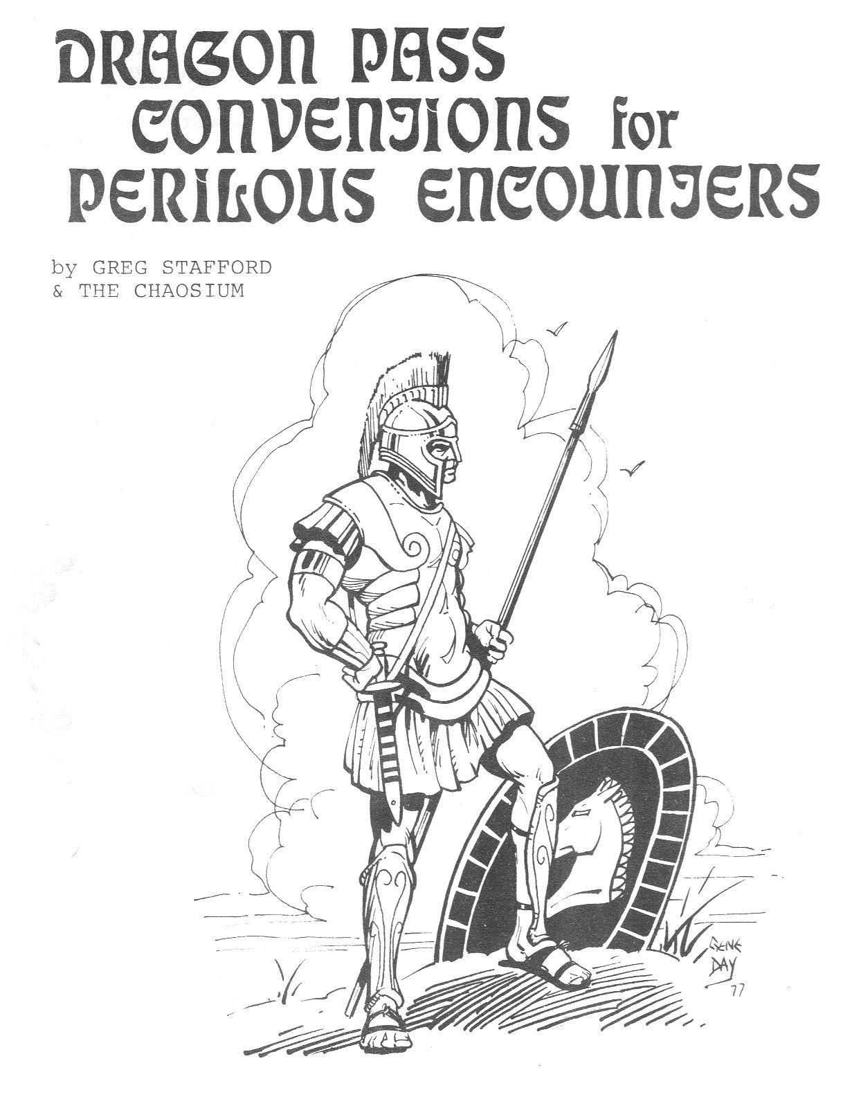 Dragon Pass Conventions for Perilous Encounters cover