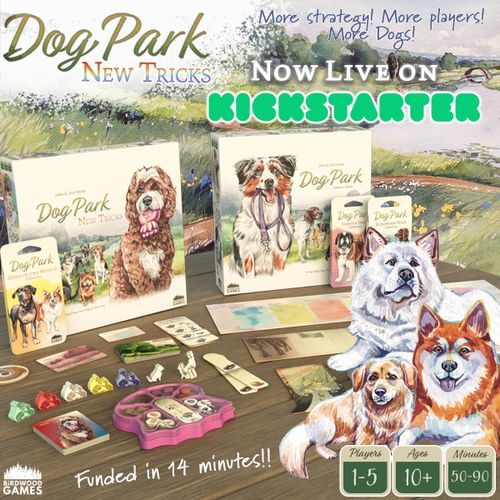 Dog Park New Tricks is LIVE on Kickstarter and Funded in 14 Minutes