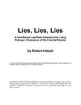 RPG Item: CoEE14: Lies, Lies, Lies