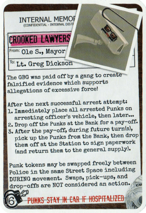 Police Precinct: Game Boy Geek Promo Card