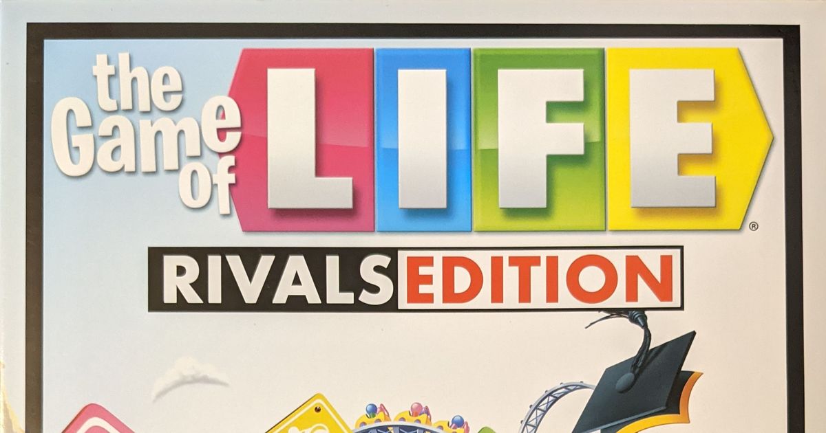 The Game of Life Rivals Edition Board Game; 2 Player Game Ages 8+