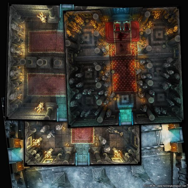 Asset image game Bloodborne: The Board Game – Forsaken Cainhurst Castle