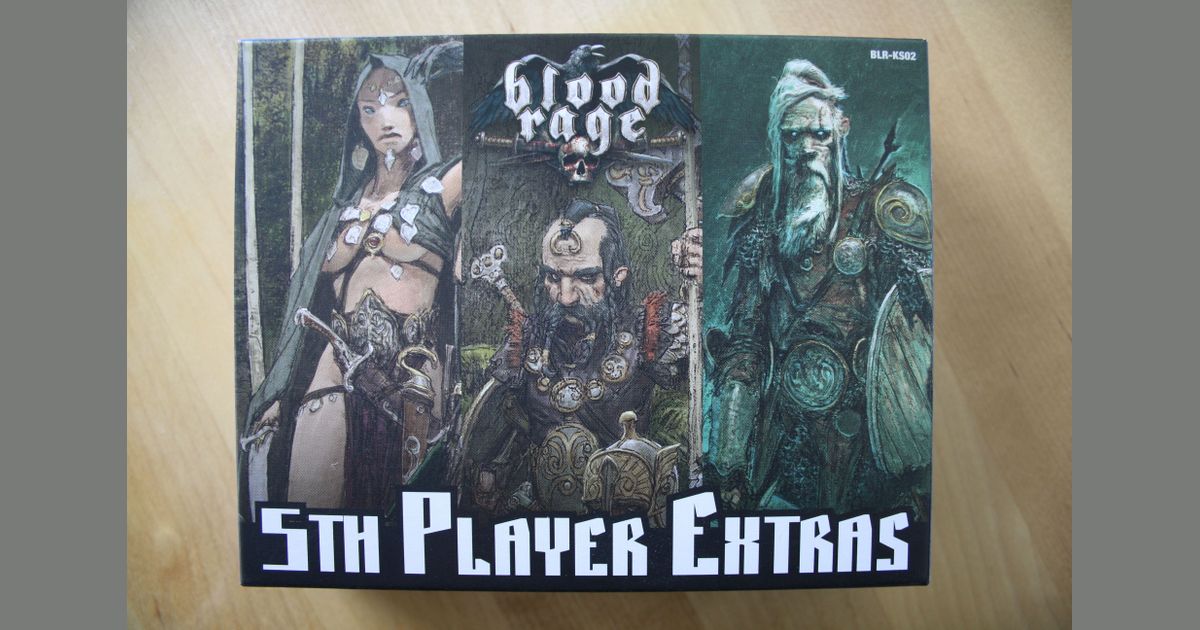 Monsters cards | Blood Rage: 5th Player Extras – Kickstarter Exclusives