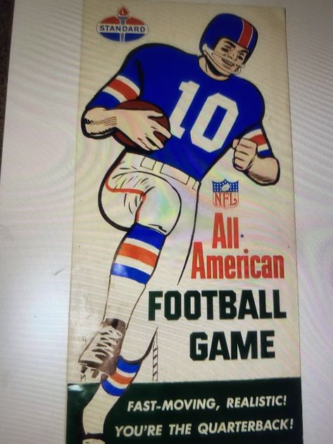 NFL All American Football Game, Board Game