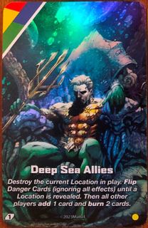 UNO Ultimate: Aquaman – Deep Sea Allies Foil Chase Card