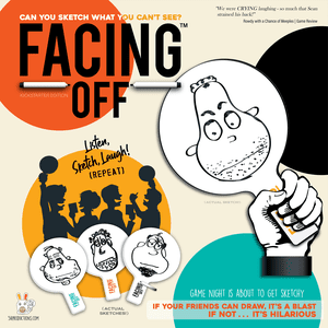 Facing Off: Can you sketch what you can't see?