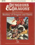 RPG Item: AC10: Bestiary of Dragons and Giants