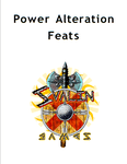 RPG Item: Power Alteration Feats