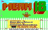 Video Game: Mean 18