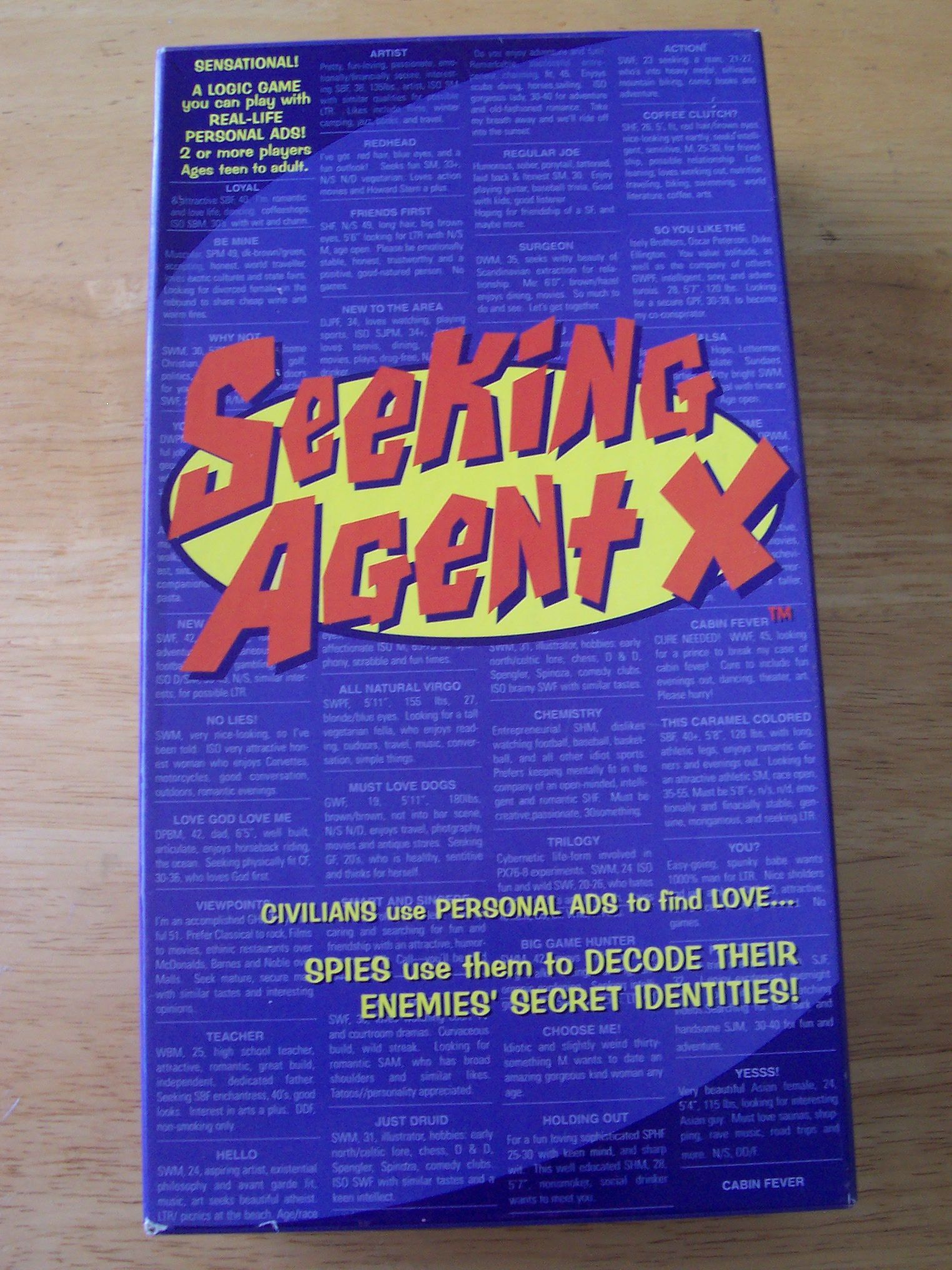 Seeking Agent X