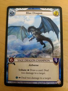 Epic Card Game: Blue Dragon Alternate Art Promo Card