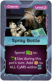 Cyber Pet Quest: Spray Bottle Promo Card