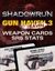 RPG Item: Shadowrun: Gun H(e)aven 3 Weapon Cards