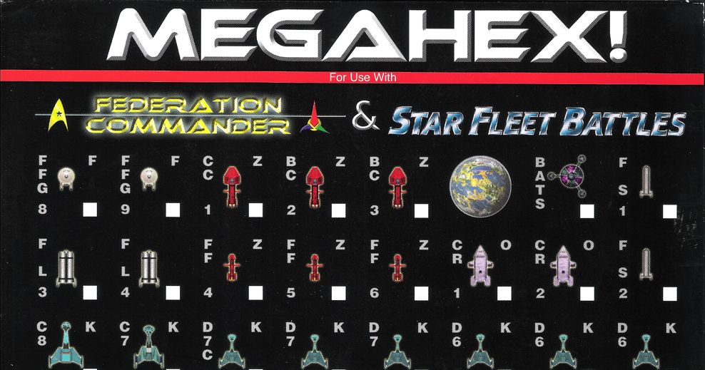 Star Fleet Battles: Module H1 – Megahex | Board Game