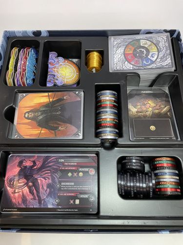 Is the box compatible with sleeved cards? | BoardGameGeek