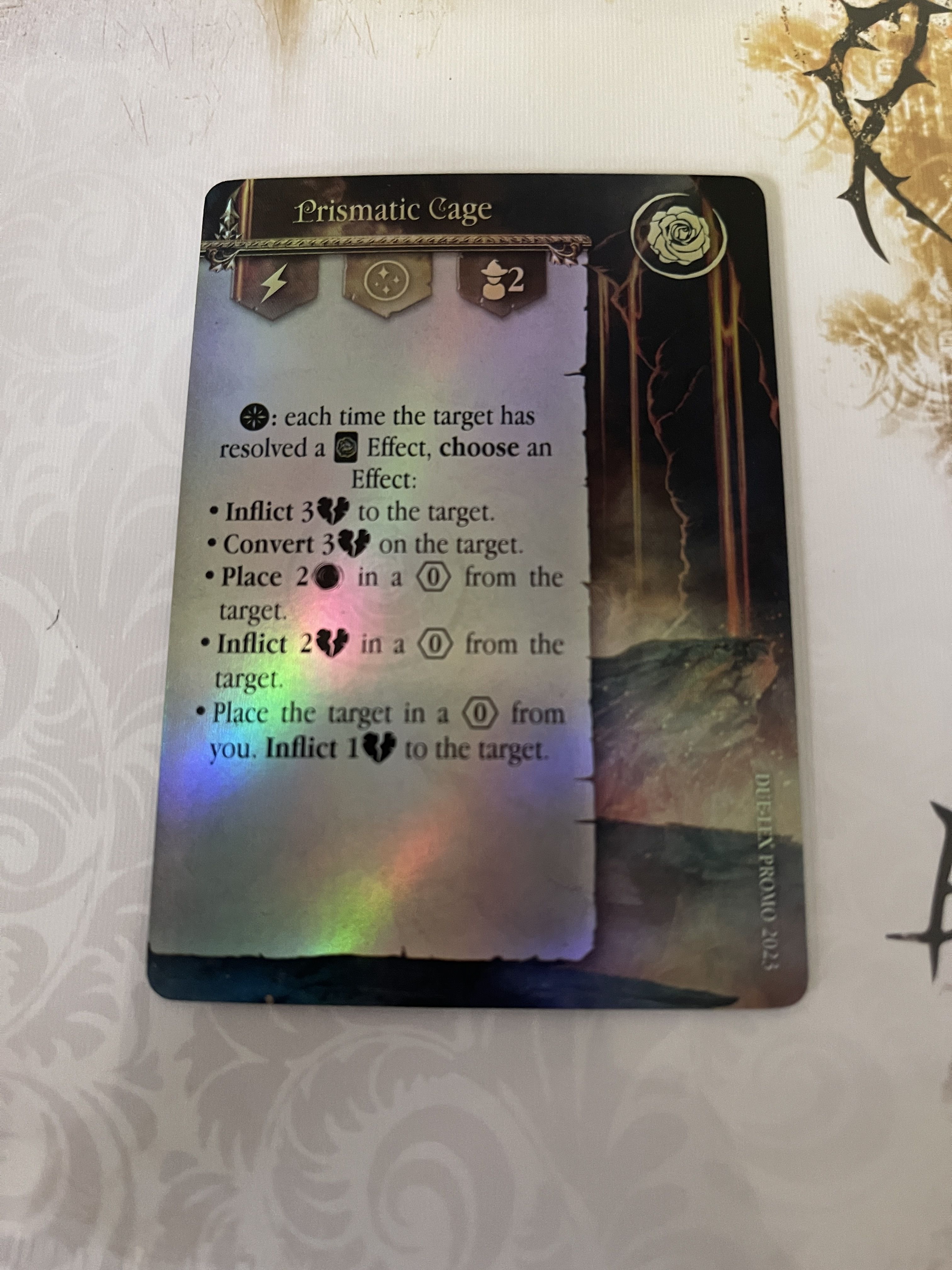 Black Rose Wars: Duel – Lex: Prismatic Cage Preorder Promo